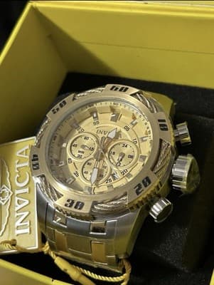 Invicta Speedway Ignition Men's Watch - 50mm Gold Steel Yellow Dial (49123) 🔥🔥 - Thumbnail 2