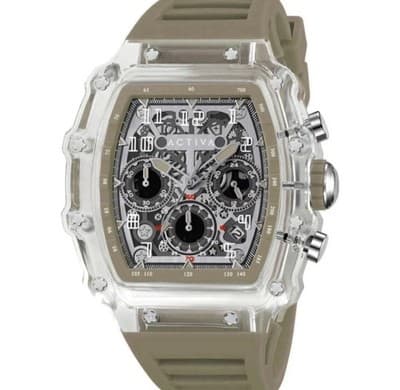 Activa X Invicta Men’s Watch With Skeleton Dial 44.3mm Tan(ACW2305-013) - Image 1