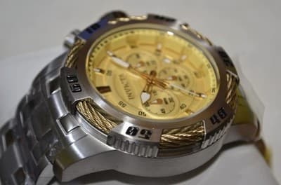 NEW 50mm INVICTA SPEEDWAY CHRONOGRAPH SILVER AND GOLD 49119 WATCH MSRP $395 🔥🔥 - Thumbnail 7