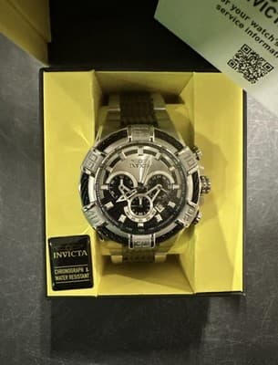 29569 Invicta Bolt 52mm Silver Stainless Steel Men's Wristwatch BNIB! 🔥🔥🔥🔥🔥 - Thumbnail 4
