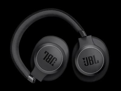 JBL LIVE 770NC Wireless Adaptive Noise Cancelling Over-The-Ear Headphones, Black - Thumbnail 9