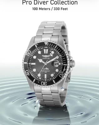 Model: 30806 Invicta Men'S Pro Diver 43Mm Stainless Steel Quartz Watch, Silver - Thumbnail 5