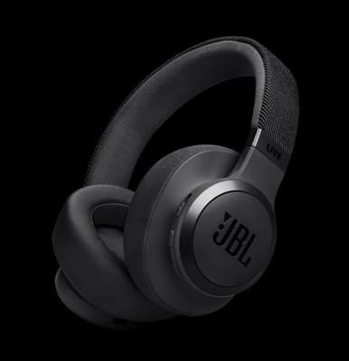 JBL LIVE 770NC Wireless Adaptive Noise Cancelling Over-The-Ear Headphones, Black - Thumbnail 10