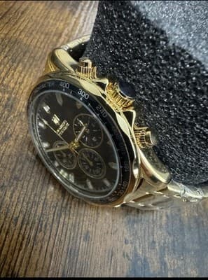 NEW MPW-0344 INVICTA Montres Prestige Men 44.5mm Metal Gold Black PC21S Quartz - Thumbnail 3