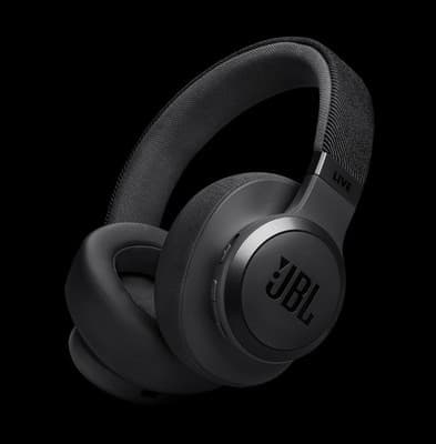 JBL LIVE 770NC Wireless Adaptive Noise Cancelling Over-The-Ear Headphones, Black - Thumbnail 4