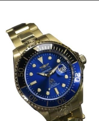 45819 Invicta Men’s Grand Diver 47mm Gold Dual Time Automatic Stainless Watch 🔥 - Thumbnail 5