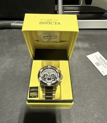 29569 Invicta Bolt 52mm Silver Stainless Steel Men's Wristwatch BNIB! 🔥🔥🔥🔥🔥 - Thumbnail 5