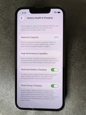 Apple iPhone 13 Mini 128GB Unlocked-Used/Good Condition! 86% Battery Cap! No box - Thumbnail 9