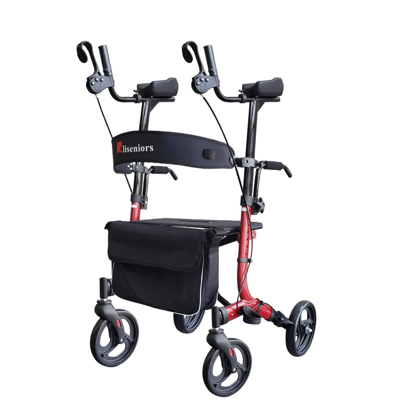 New in Box Rollator Walker with Adjustable Height and Padded Armrests - Image 1