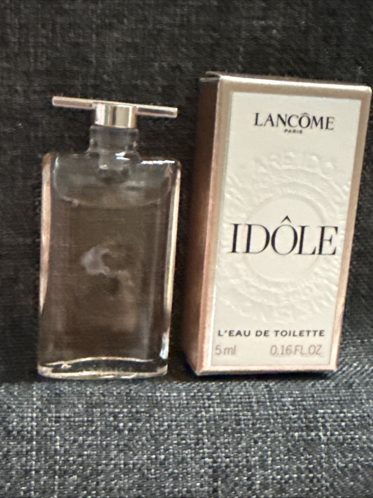 Authentic Lancome IDOLE L’Eau De Toilette 0.16 Fl Oz/5ml Mini Splash Travel Size - Thumbnail 2