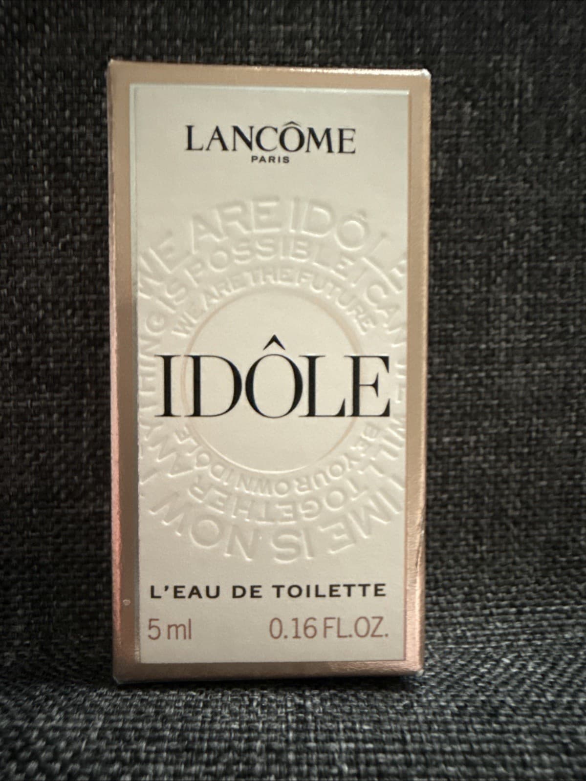 Authentic Lancome IDOLE L’Eau De Toilette 0.16 Fl Oz/5ml Mini Splash Travel Size - Image 1