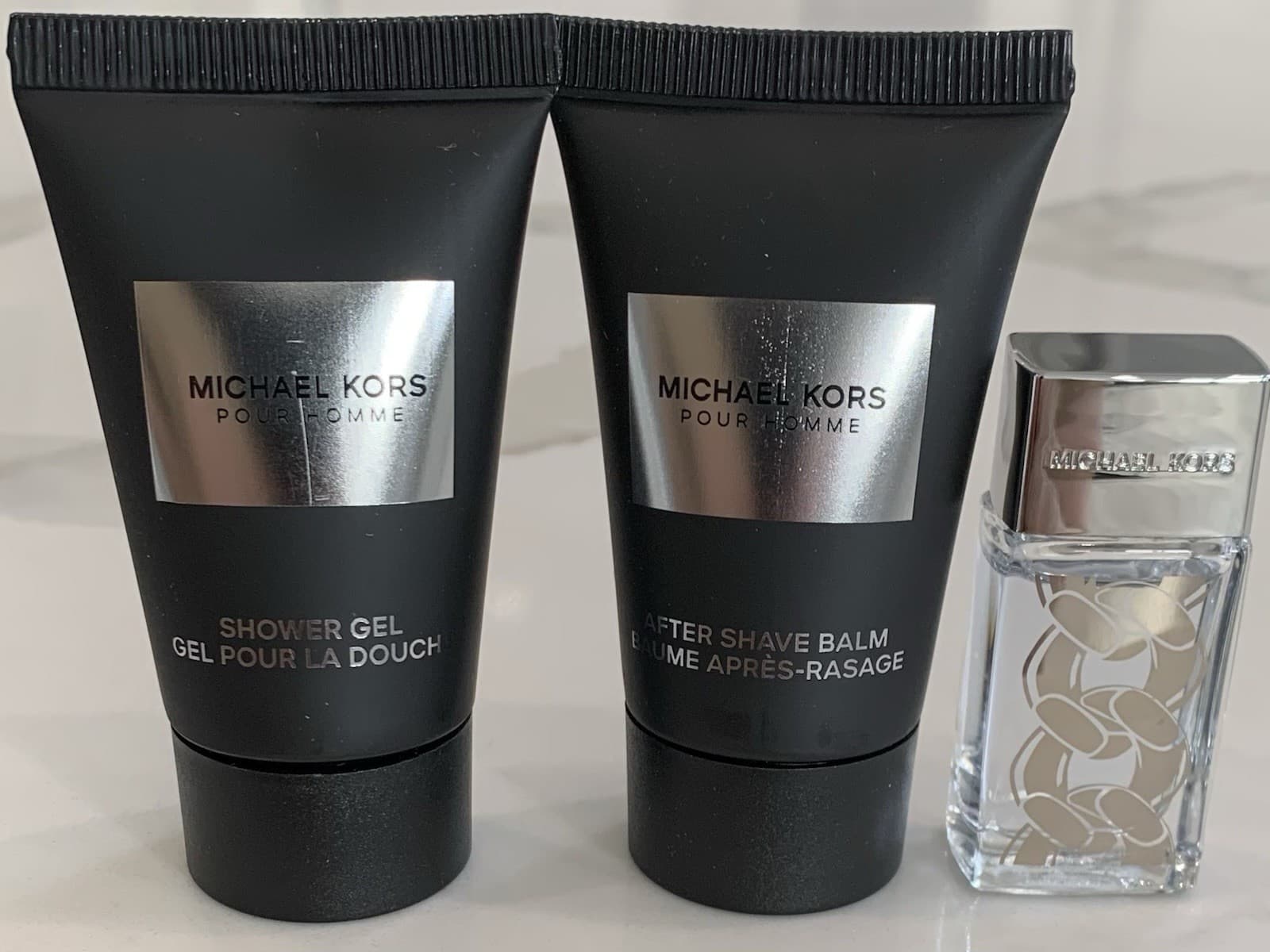 MICHAEL KORS Pour Homme 3pc Set Eau De Parfum 5ml + Shower Gel & Lotion 25ml NIB - Thumbnail 2