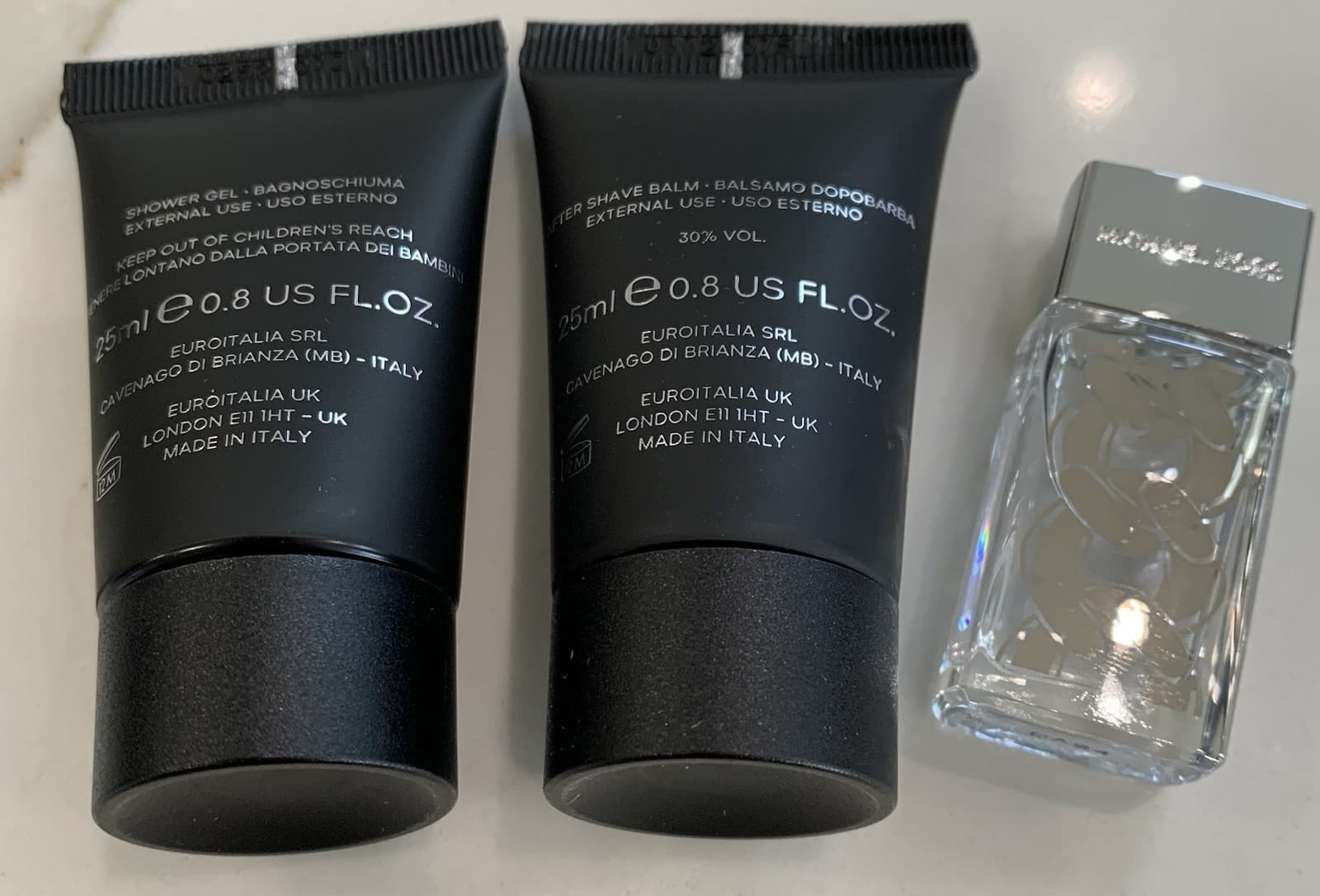 MICHAEL KORS Pour Homme 3pc Set Eau De Parfum 5ml + Shower Gel & Lotion 25ml NIB - Thumbnail 3