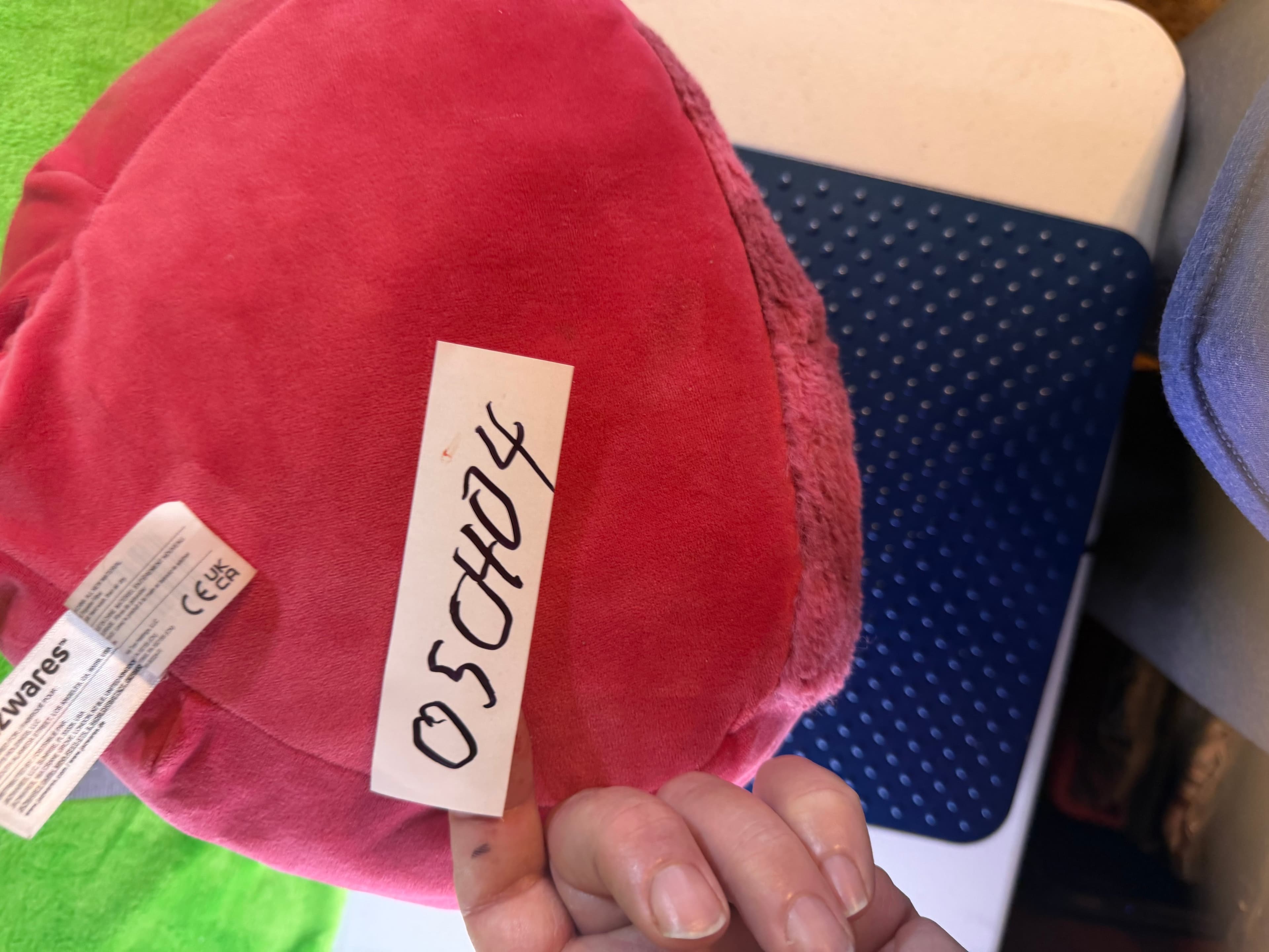 Squishmallows IndieMae 12" Red Axolotl Valentine Hearts Fuzzy Belly Plush 2024 - Thumbnail 5