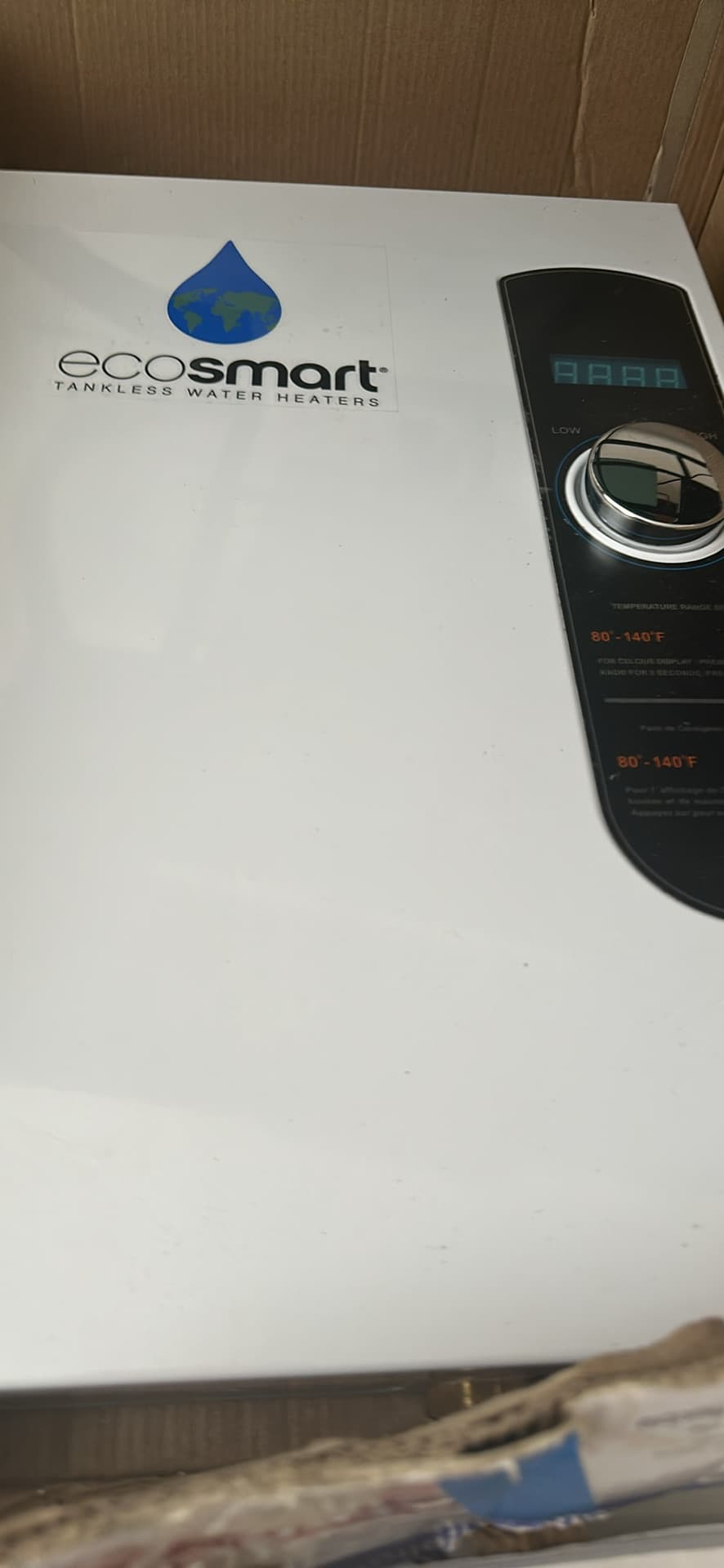 EcoSmart Tankless Water Heater with Digital Display