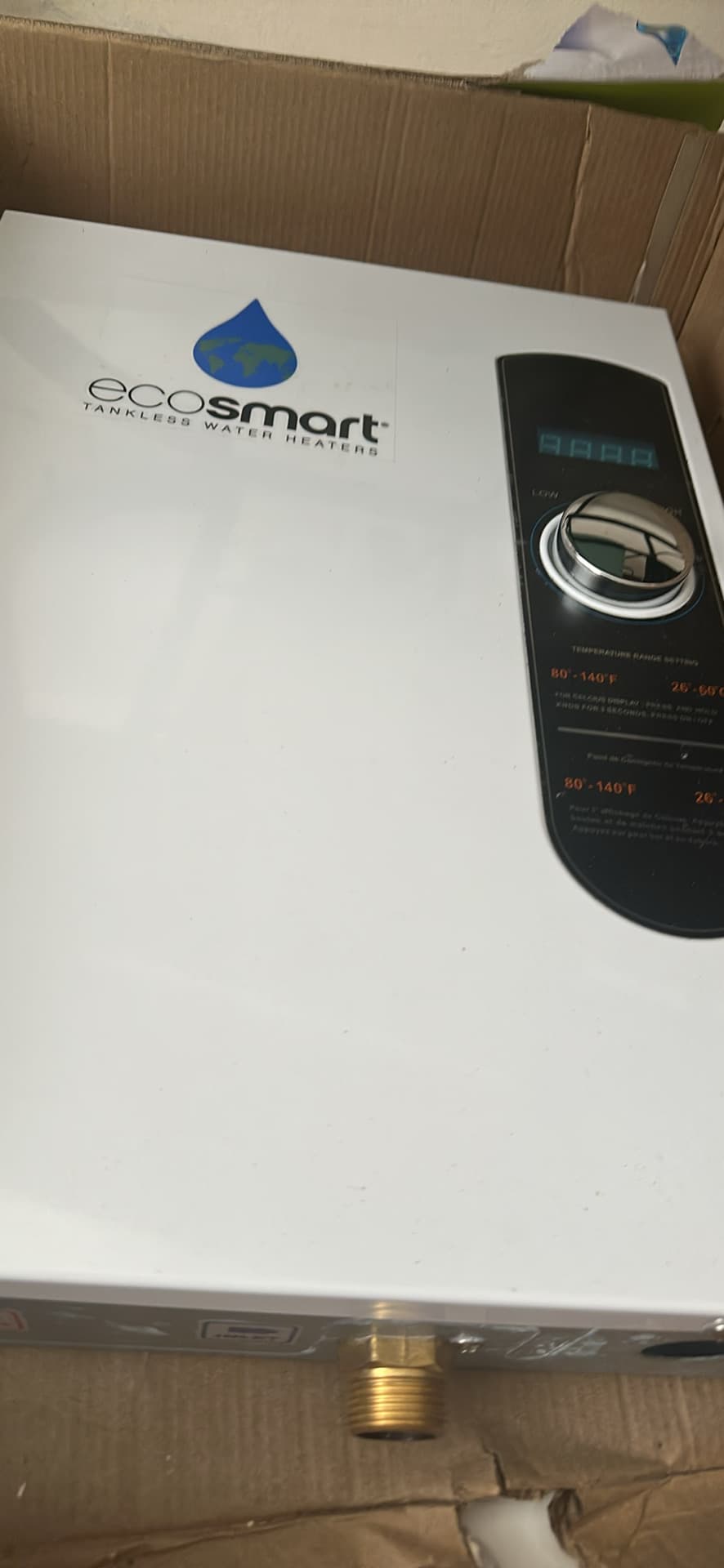 EcoSmart Tankless Water Heater with Digital Display - Thumbnail 3