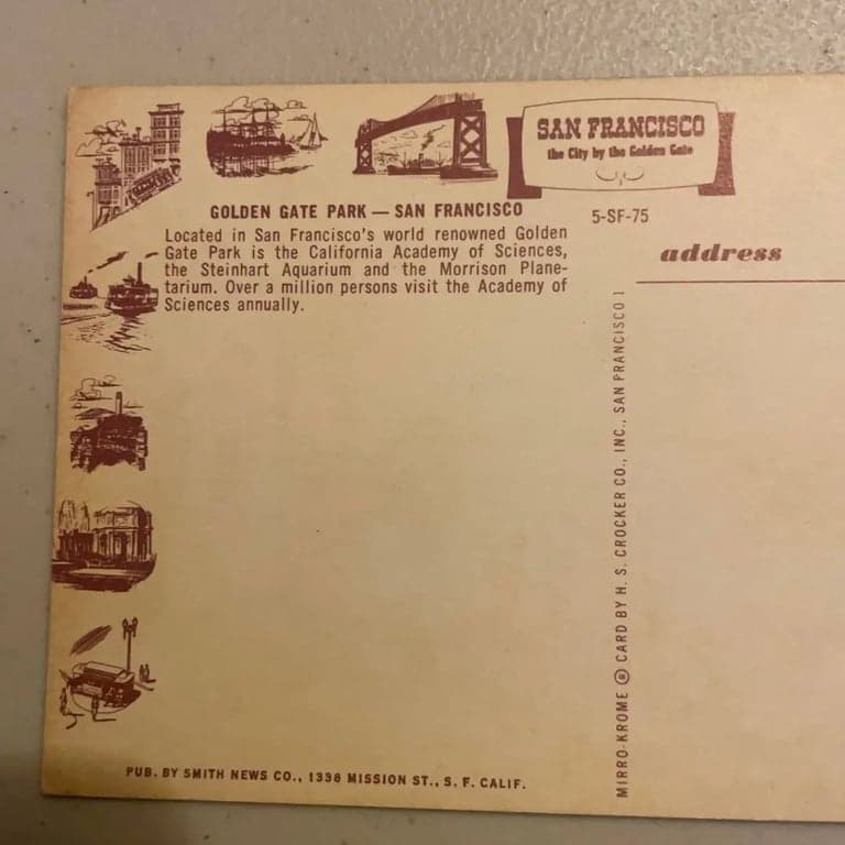 California Academy of Sciences Golden Gate Park San Francisco CA c1966 - Thumbnail 5