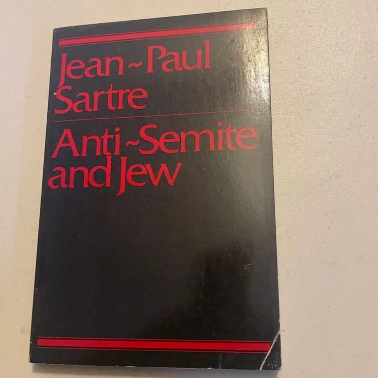 Anti-Semite and Jew: Sartre, Jean-Paul: 9780805230048: Amazon.com: Books - Image 1