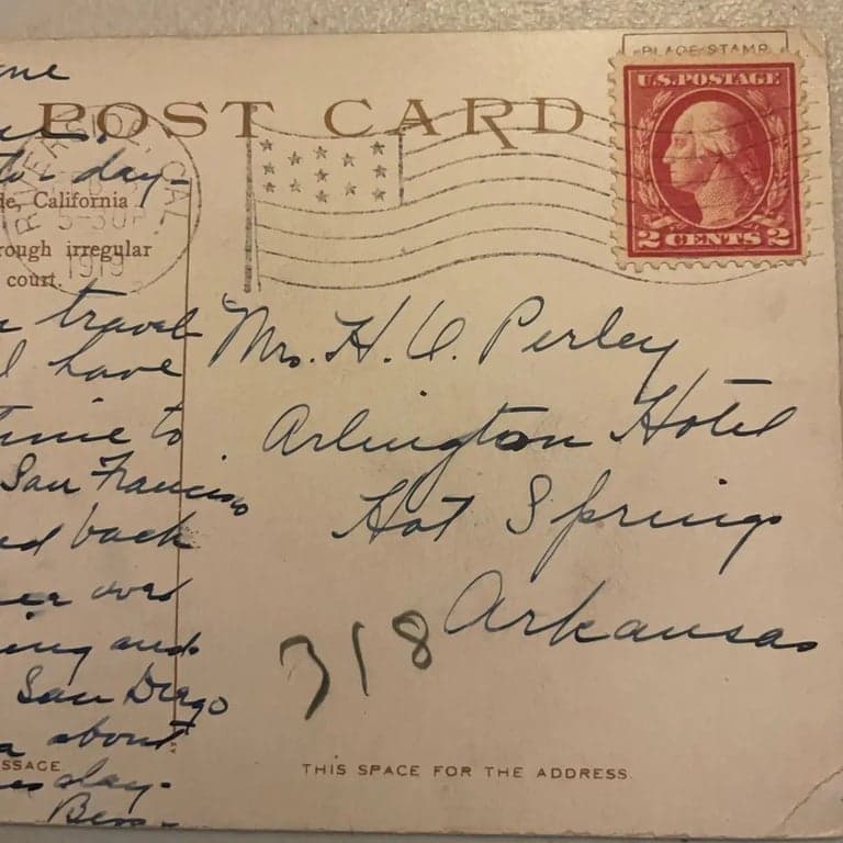 1919 St. Catherine Well, Glenwood Mission Inn Riverside, CA Postcard - Thumbnail 3