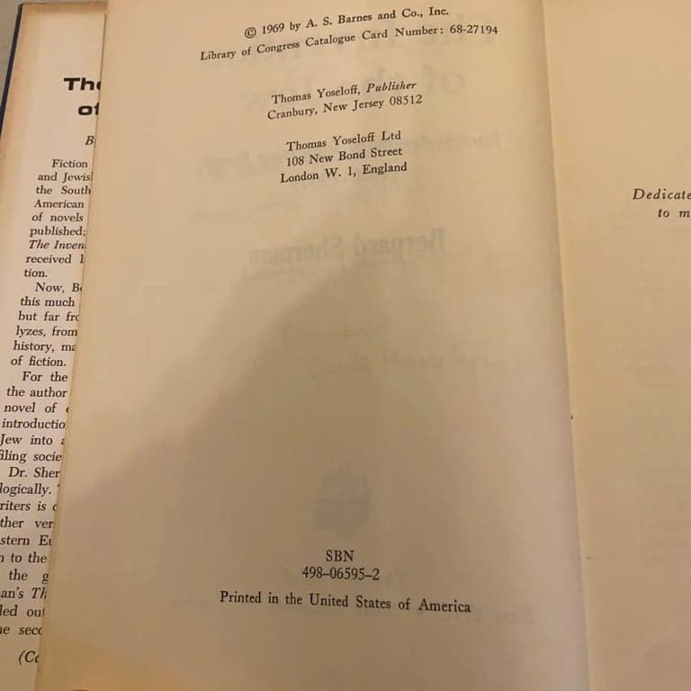 Autographed-The invention of the Jew;: Jewish-American education novels, 1916-19 - Thumbnail 7
