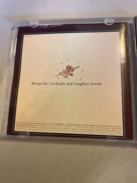 Williams Sonoma Stepping Out: Music for Cocktails, Dinner & Dancing CD - Thumbnail 4
