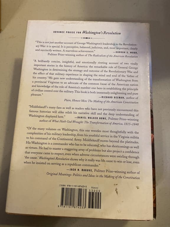 Washington's Revolution: The Making of America's First Leader 1st edition hardco - Thumbnail 2