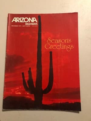 Arizona Highways Magazine December 1973 Seasons Greetings Vintage Holiday Travel - Image 1