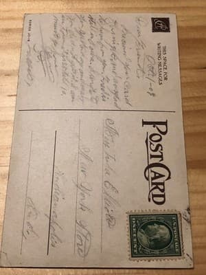 Arthur Capper Postcard 1906 I Am Lonesome Awfully Lonesome Postmarked 1c Stamp - Thumbnail 2