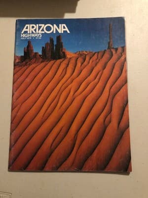 Arizona Highways Magazine July 1979 Desert Dunes Photography Vintage Collectible - Image 1