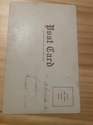 Vintage Easter Greeting Postcard Jesus Praying Religious Illustration - Thumbnail 2