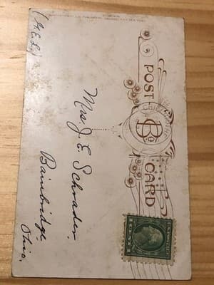 Vintage Postcard Id Like to Hold Your Hand Chillicothe OH Divided Back Mailed 1c - Thumbnail 2