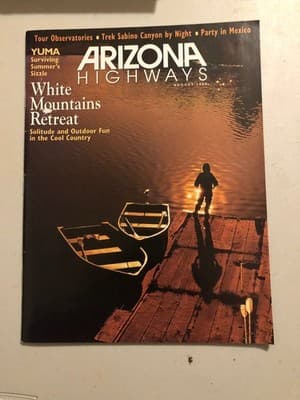 Arizona Highways Magazine August 1998 White Mountains Retreat Desert Photography - Image 1