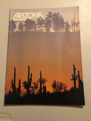 Arizona Highways Magazine January 1981 Travel Scenic Arizona Wildlife Photos - Image 1