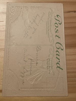 Vintage Easter Postcard Embossed Printed in Germany Series 449/3 Chicks - Thumbnail 2