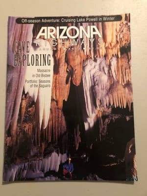 Arizona Highways Magazine January 1993 Cave Exploring Travel Photography Issue - Image 1