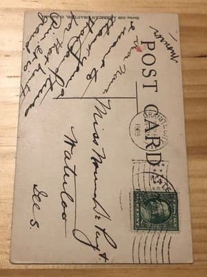 D Hillson A Saucy Scamp 1907 Vintage Postcard Postmarked 1909 Used Collectible - Thumbnail 2