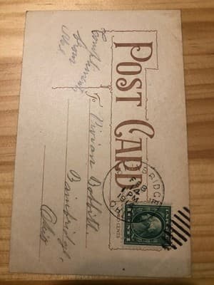 Vintage Postcard Wise Birds Shun The Lures Of The Fowler Mailed Early 1900s - Thumbnail 2