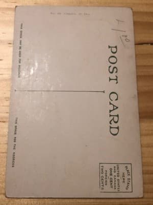 Vintage Id Do Anything For You Postcard Color Couple 1c Stamp Box Unposted - Thumbnail 2