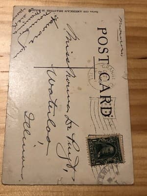 The Fair Graduate 1907 D Hillson Vintage Postcard Copyright 1907 Postmarked - Thumbnail 2