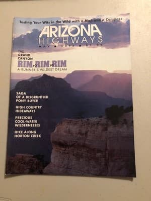 Arizona Highways Magazine May 1992 Grand Canyon Rim to Rim Hiking Vintage - Image 1