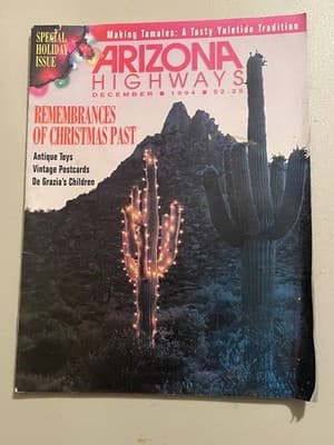 Arizona Highways Magazine December 1994 Special Holiday Issue Remembrances - Image 1