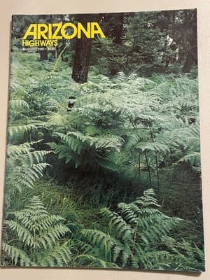 Arizona Highways Magazine August 1981 Vintage Travel Photography Collectible - Image 1