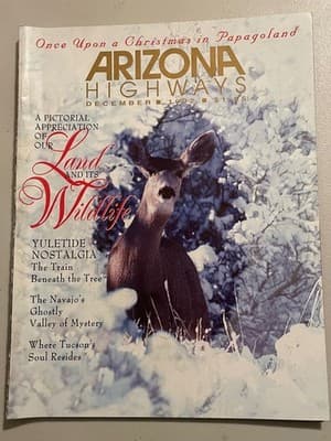 Arizona Highways Magazine December 1992 Deer Yuletide Nostalgia Collectible - Image 1
