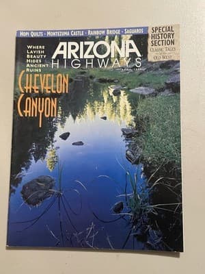Arizona Highways Magazine April 1998 Chevelon Canyon Hopi Quilts Special History - Image 1
