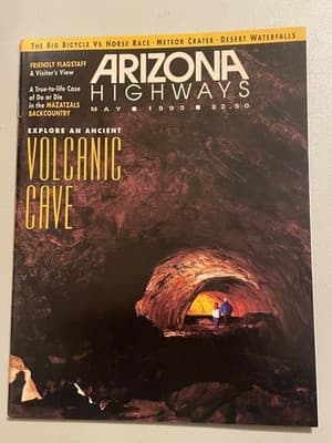 Arizona Highways Magazine May 1995 Volcanic Cave Issue Travel Arizona Vintage - Image 1