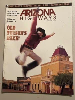 Arizona Highways Magazine November 1997 Old Tucson Cover Travel Southwest Scenic - Image 1