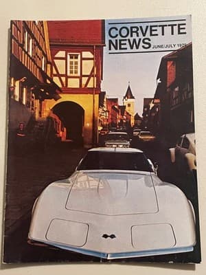 Corvette News Magazine June July 1975 Issue Vintage Collectible Car Collector - Image 1
