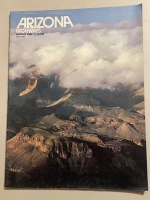 Arizona Highways Magazine August 1980 Grand Canyon Cover Travel Scenic Vintage - Image 1