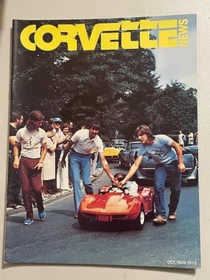Corvette News Magazine Oct/Nov 1978 Vintage Corvette Cars Collectible Photo - Image 1