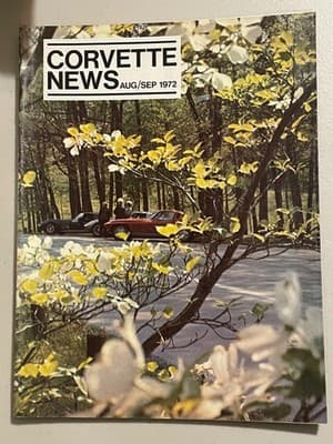Corvette News Magazine Aug/Sep 1972 Vintage Chevrolet Corvette Issue Classic - Image 1